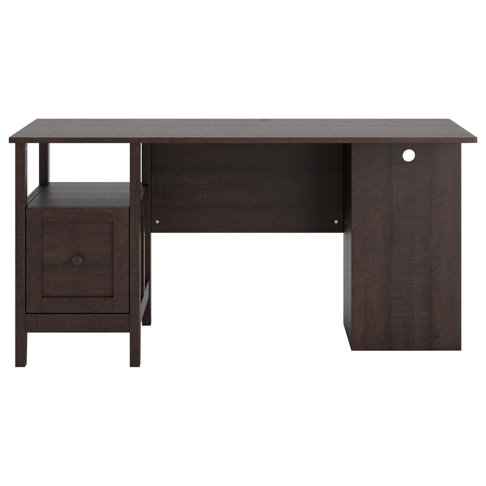 Ashley Camiburg 1-Drawer Desk in Warm Brown, , large