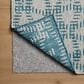 Loloi Easton Fog and Teal 2"3" x 3"9" Indoor/Outdoor Area Rug, , large