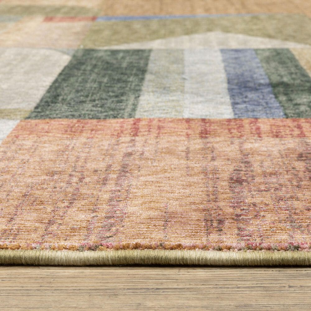 Oriental Weavers Tisdell TIS09 Multicolor 2'3" x 7'6" Runner, , large