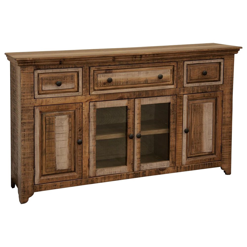 Fallridge Marquez Dining Console in Distressed Brown, , large