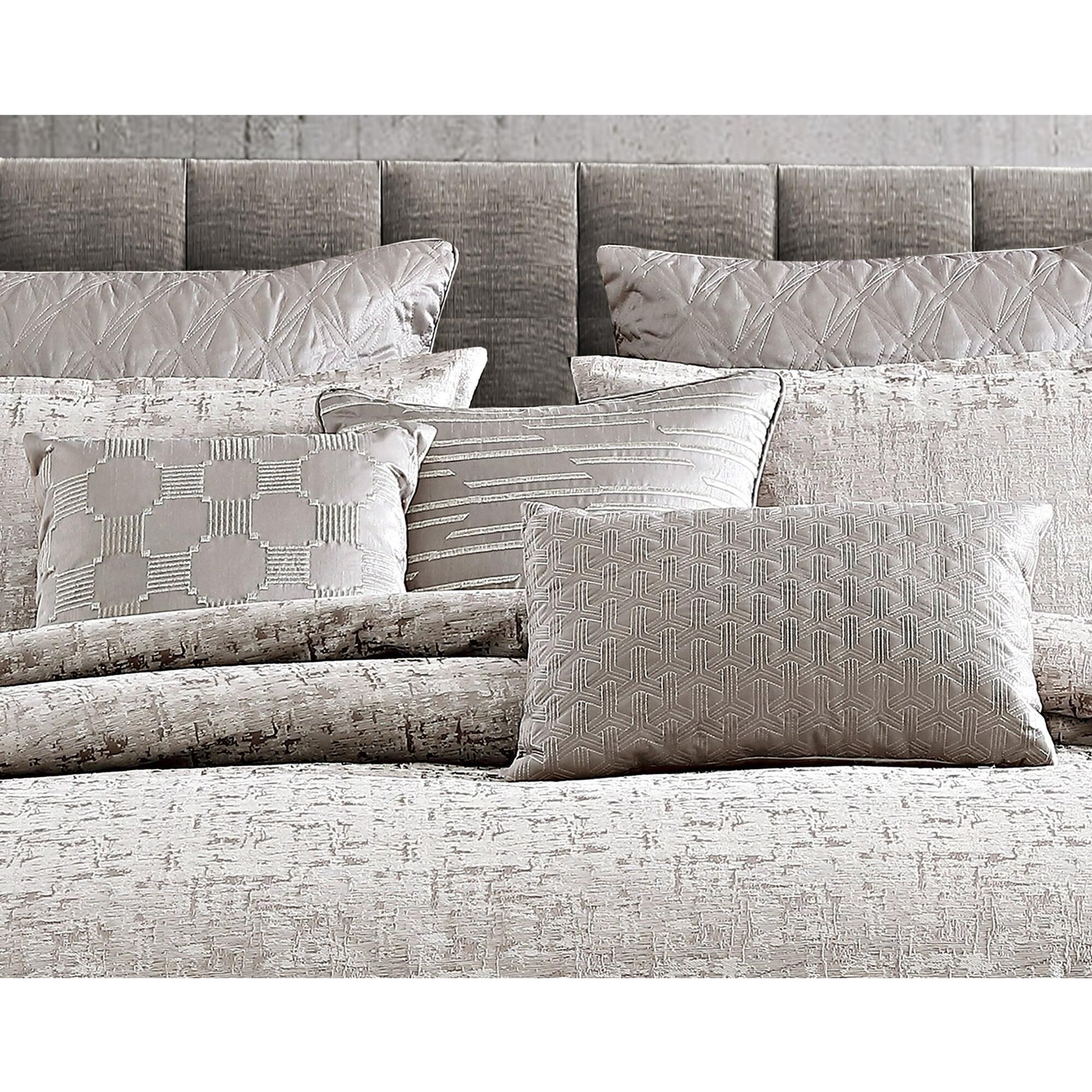 Hallmart Collectibles Gypsy 9-Piece Queen Comforter Set in Gray