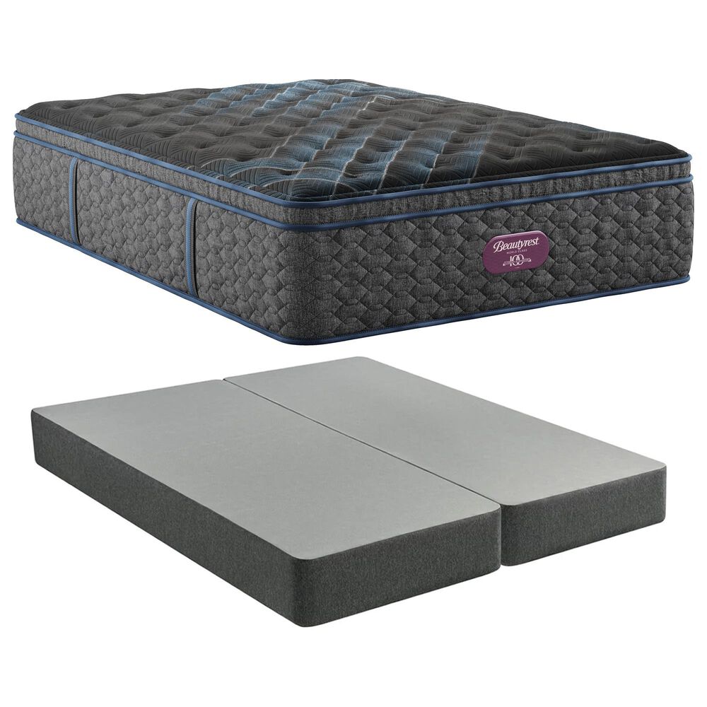 Simmons World Class Level Four Plush Pillow Top California King Mattress with High Profile Box Spring, , large