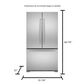 KitchenAid 25 Cu. Ft. French Door Refrigerator In Stainless Steel, , large