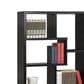 Living Essentials 8 Shelves Display Cabinet in Black, , large