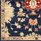 Nourison Antique Bloom Navy 10" x 13" Area Rug, , large