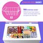 HOMLUX 5 Cu. Ft. Deep Chest Freezer with Removable Basket in White, , large