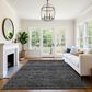 Dalyn Rug Company Soft Essentials Solid Charcoal 5" x 7"6" Indoor/Outdoor Area Rug, , large