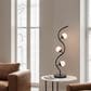 Cal Lighting Evanston 3-Light Metal Table Lamp in Black, , large