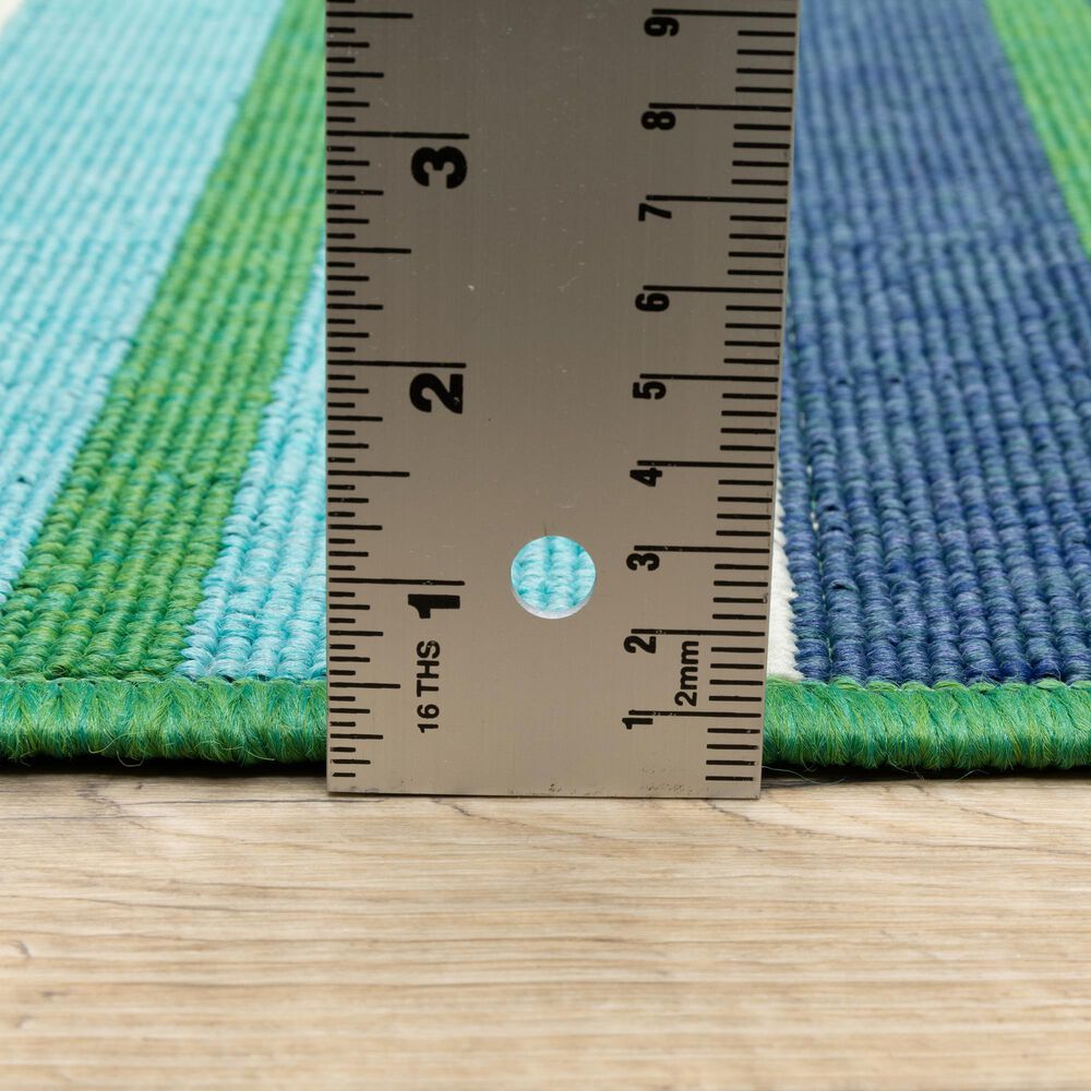 Oriental Weavers Meridian 9652F 2&#39;3&quot; x 7&#39;6&quot; Blue Runner, , large