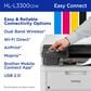 Brother HL-L3300CDW Wireless Digital Color Multi-Function Printer, , large