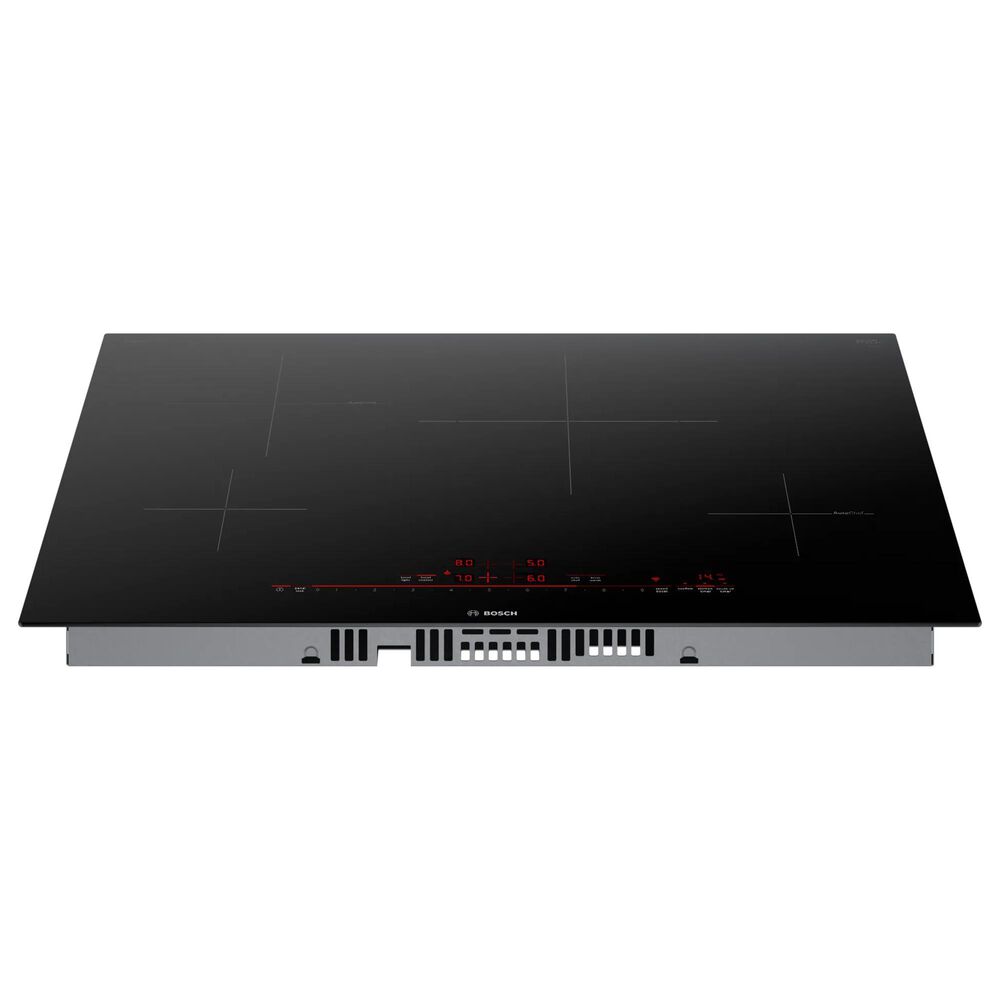 Bosch 800 Series 2-Piece Kitchen Package with Stainless Steel 30&quot; Microwave Combination Oven and 30&quot; Black Induction Cooktop, , large