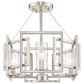 Golden Lighting Marco 4-Light Convertible Pendant in Pewter, , large
