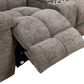 Simeon Collection Buster Manual Reclining Console Loveseat in Cabot Stone, , large