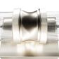 Hunter Lenlock 16" 2-Light Vanity with Seeded Shade in Brushed Nickel, , large