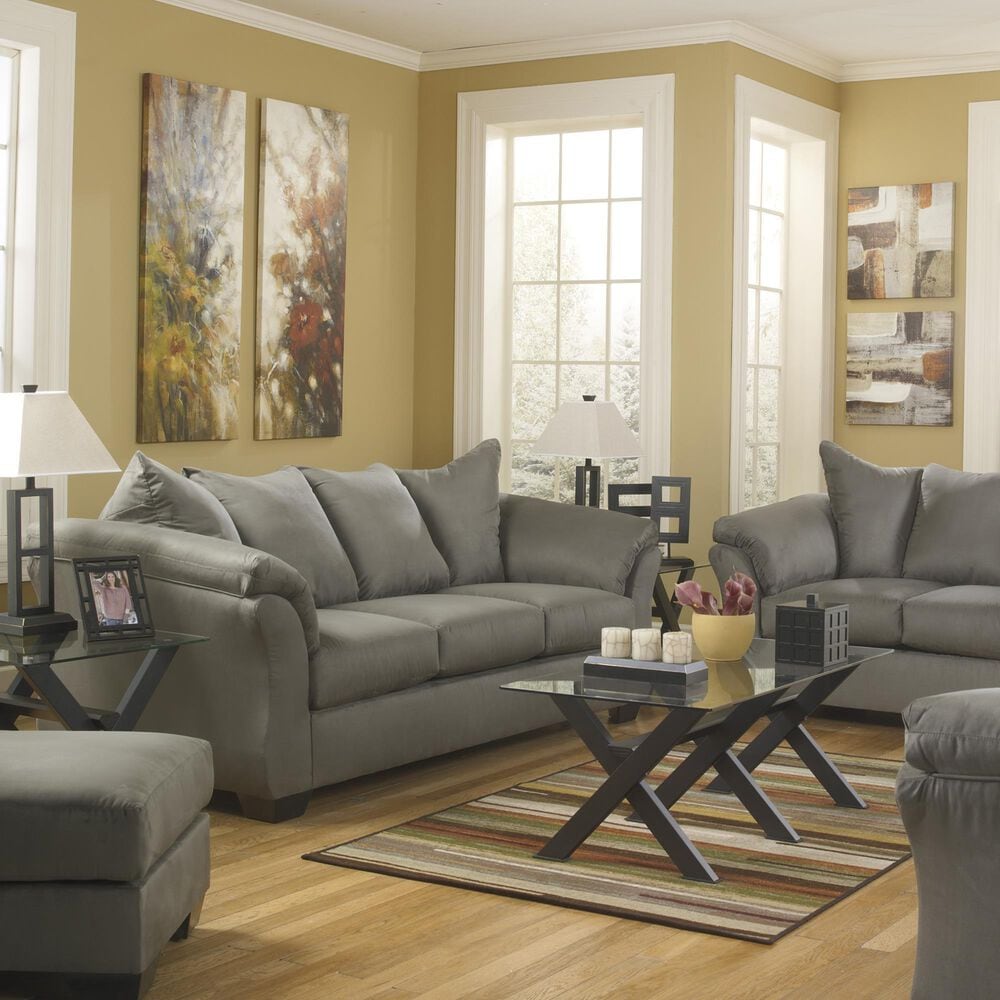 Ashley Darcy Ottoman in Cobblestone, , large