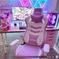 Rta Products Llc Pastel Gaming Chair in Pink and White, , large