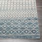 Surya Lavadora LVR-2334 2"7" x 7"3" Ink Blue, Black, Gray and Light Beige Runner, , large