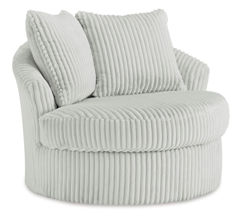 Ashley Gramwell Swivel Chair in Alloy, , large