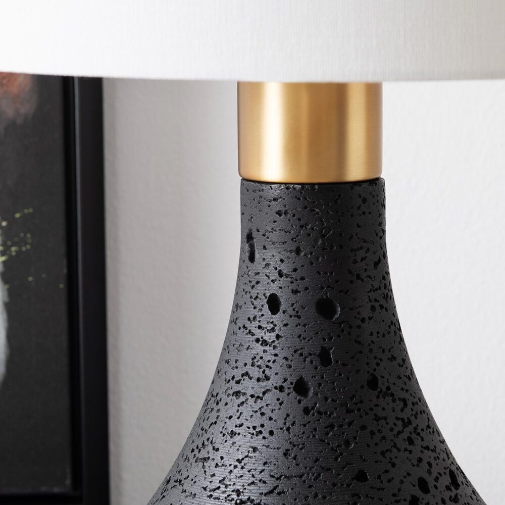 Crestview Collection Ryder Table Lamp in Black and Gold, , large