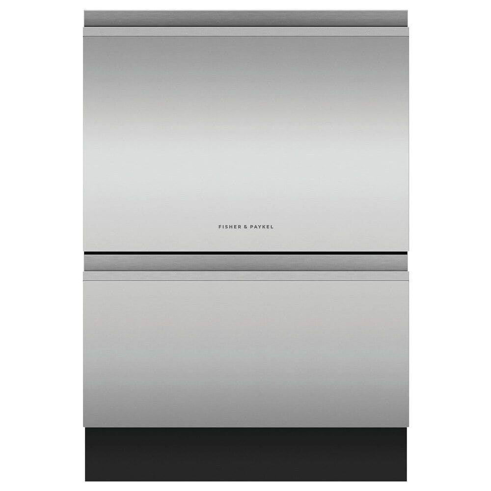 Fisher & Paykel 24" Built-Under Smart Double Drawer Dishwasher with 44 dBA in Stainless Steel, , large
