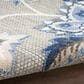 Nourison Aloha ALH31 7"10" x 10"6" Blue and Grey Indoor/Outdoor Area Rug, , large