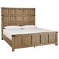 Millenium Ridgester California King Panel Bed with Dresser and Nightstand in Light Brown with USB Ports, , large