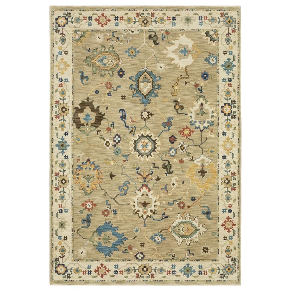 Oriental Weavers Francesca FR04E 2" x 3" Beige Area Rug, , large