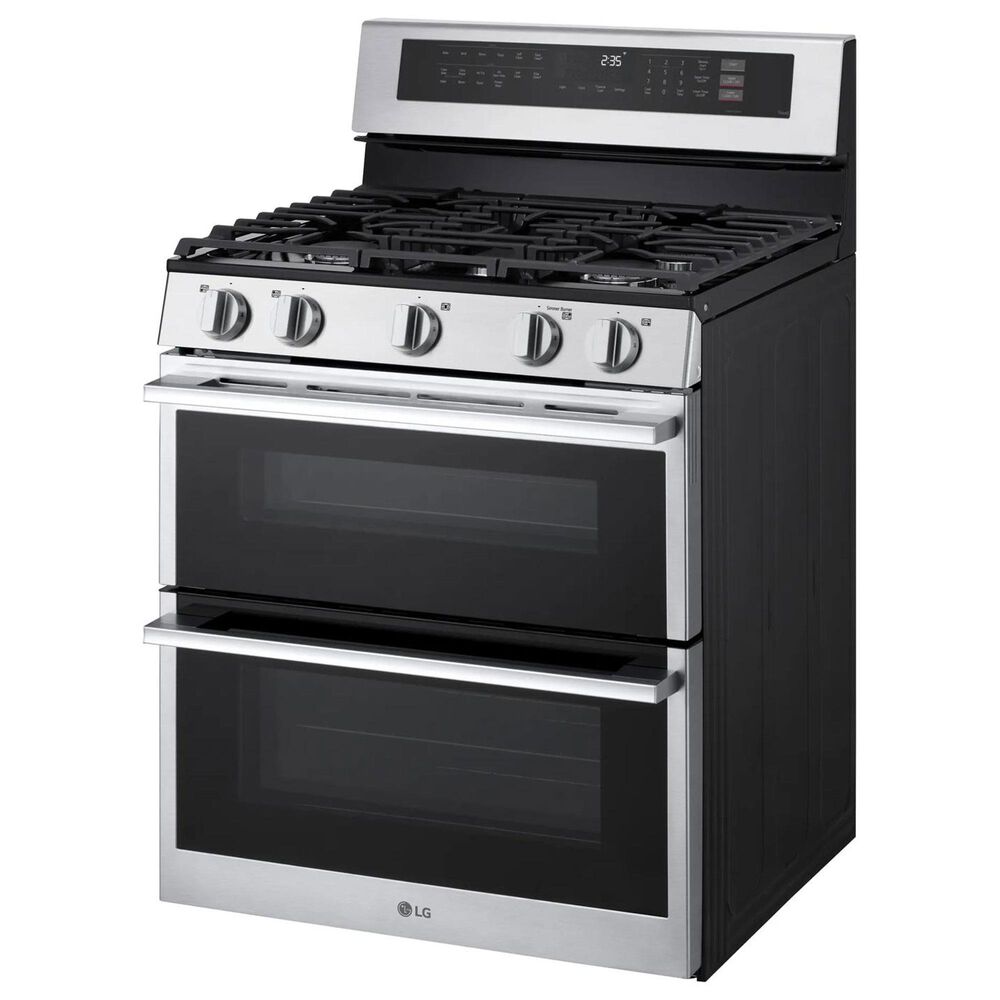 LG 6.9 Cu. Ft. Smart Gas Double Oven Freestanding Range in Stainless Steel, , large
