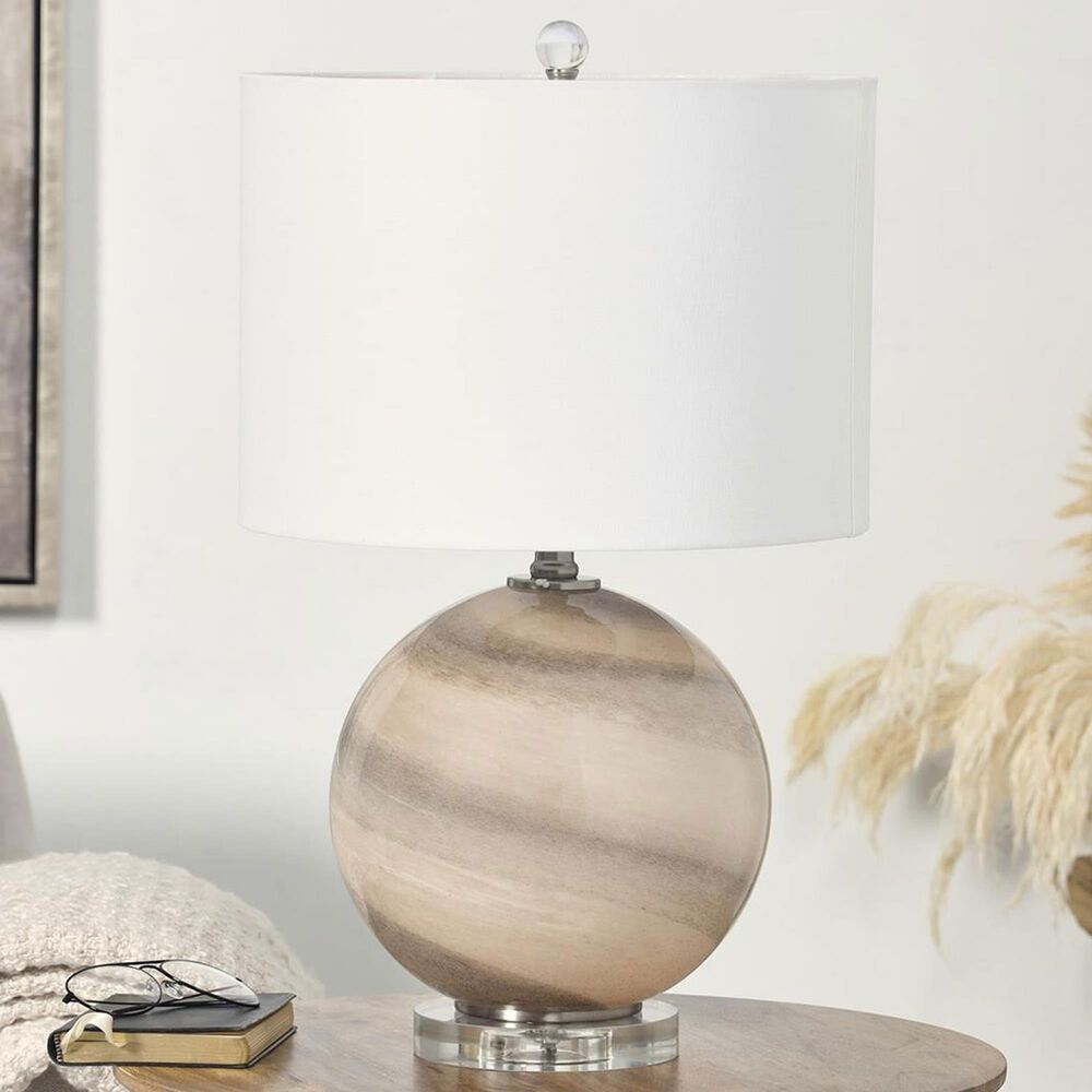 Maple and Jade Inspired Table Lamps in Beige, Brown, Clear and Gold, , large