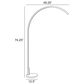 Lite Source Guerra LED Arch Floor Lamp in Black, , large