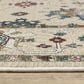 Oriental Weavers Hastings HA01W 6"7" x 9"6" Ivory Area Rug, , large