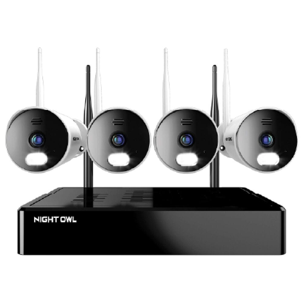 Night Owl 2-Way Audio 10-Channel Smart NVR Security System with 1TB Hard Drive in Black and White, , large