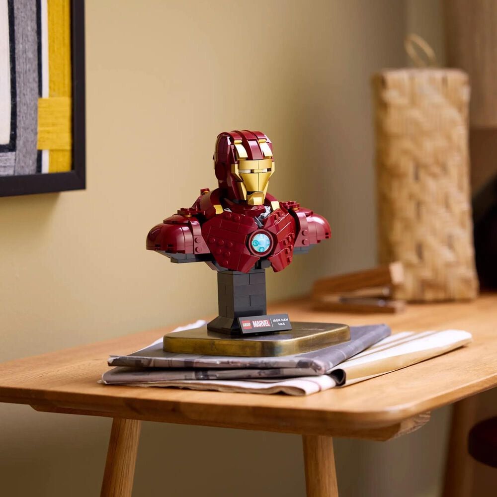 LEGO Marvel Iron Man MK6 Helmet Building Set, , large