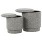 Lumisource Marla 2-Piece Upholstered Ottoman Set in Light Green, , large