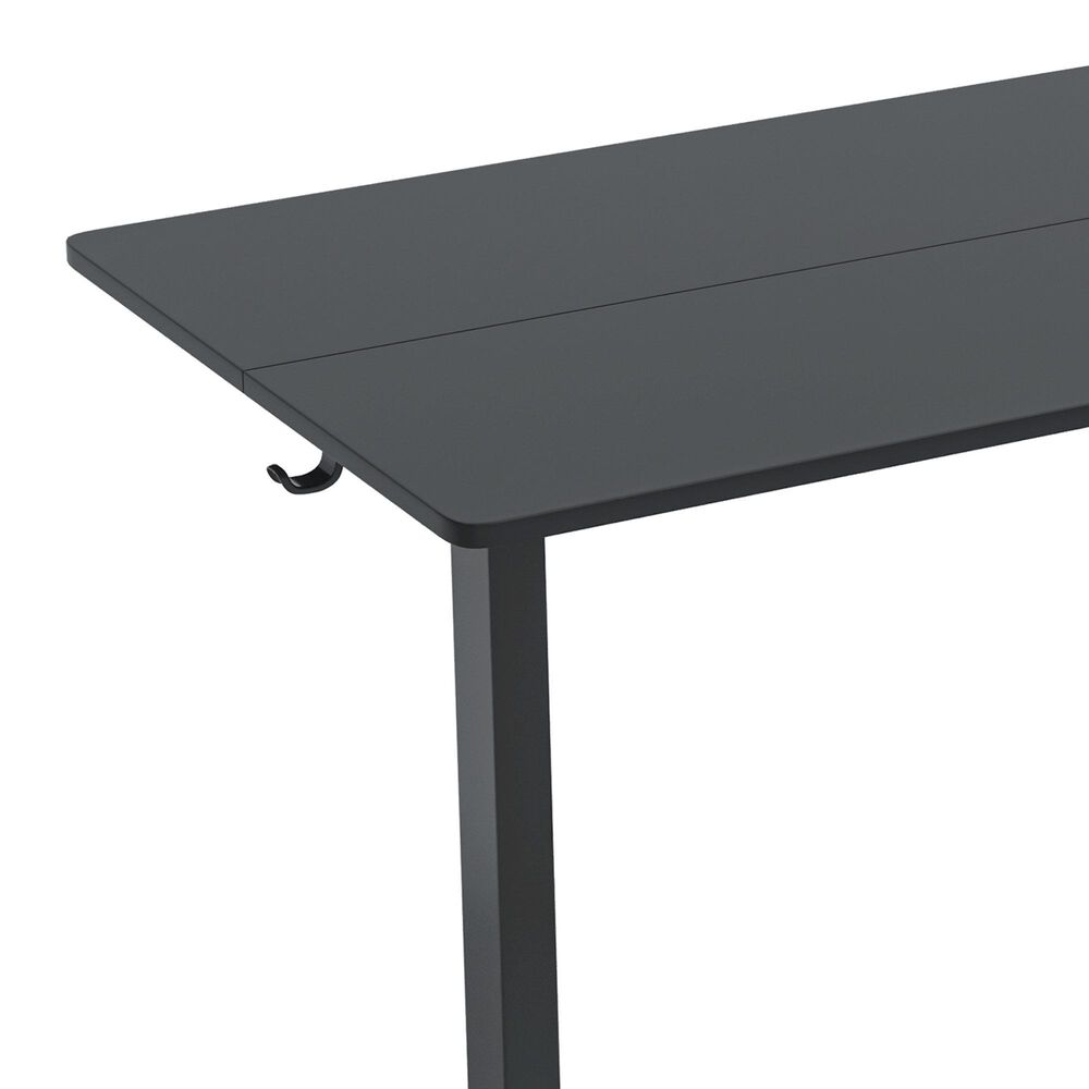 Rta Products Llc Zenith Electric Height Adjustable Sit-to-Stand Desk in Black, , large