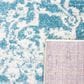 Safavieh Madison MAD603J 11" x 15" Teal and Ivory Area Rug, , large
