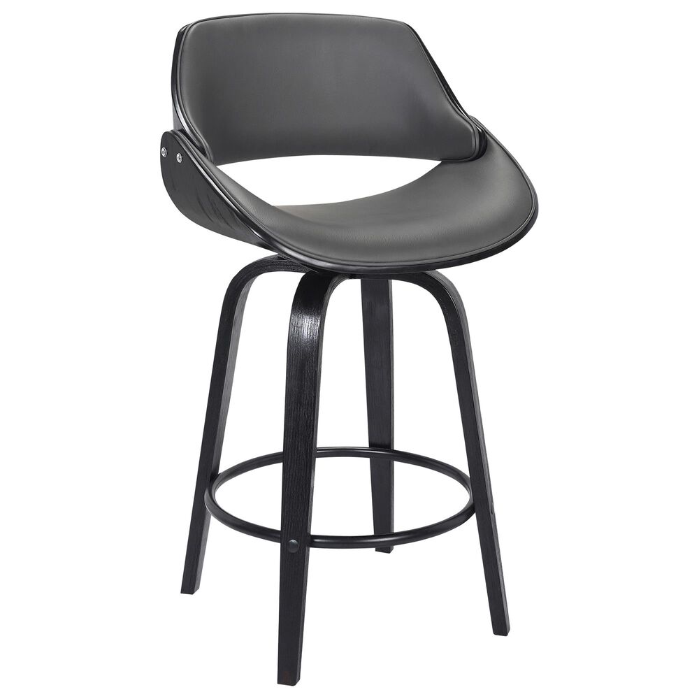 Blue River Mona 26" Swivel Counter Stool in Grey, , large