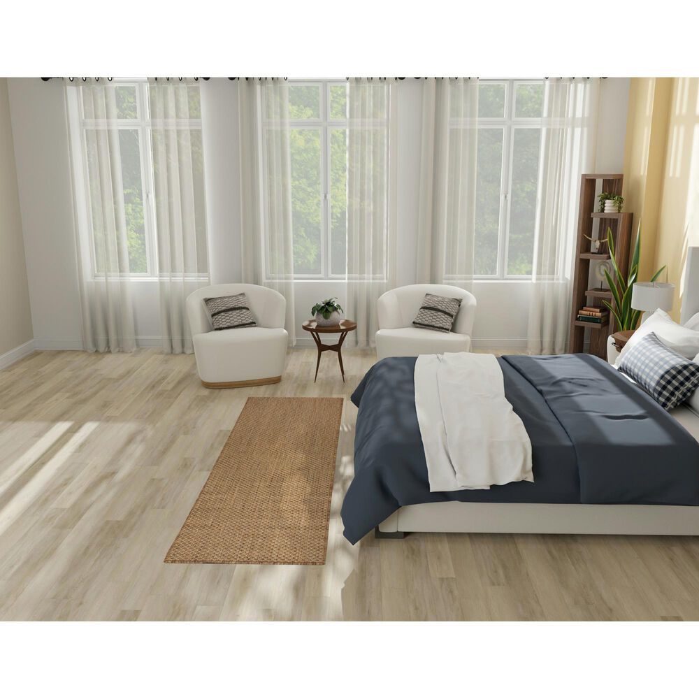 Nourison Courtyard Jute 2&#39;2&quot; x 8&#39; Indoor/Outdoor Runner, , large