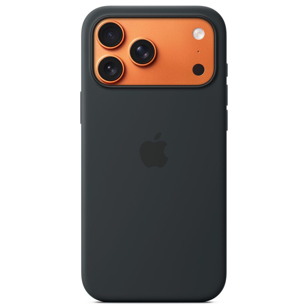 Apple Silicone Case with MagSafe for iPhone 17 Pro Max in Black, , large