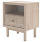 Ashley Arloster 1-Drawer Nightstand in Tan, , large