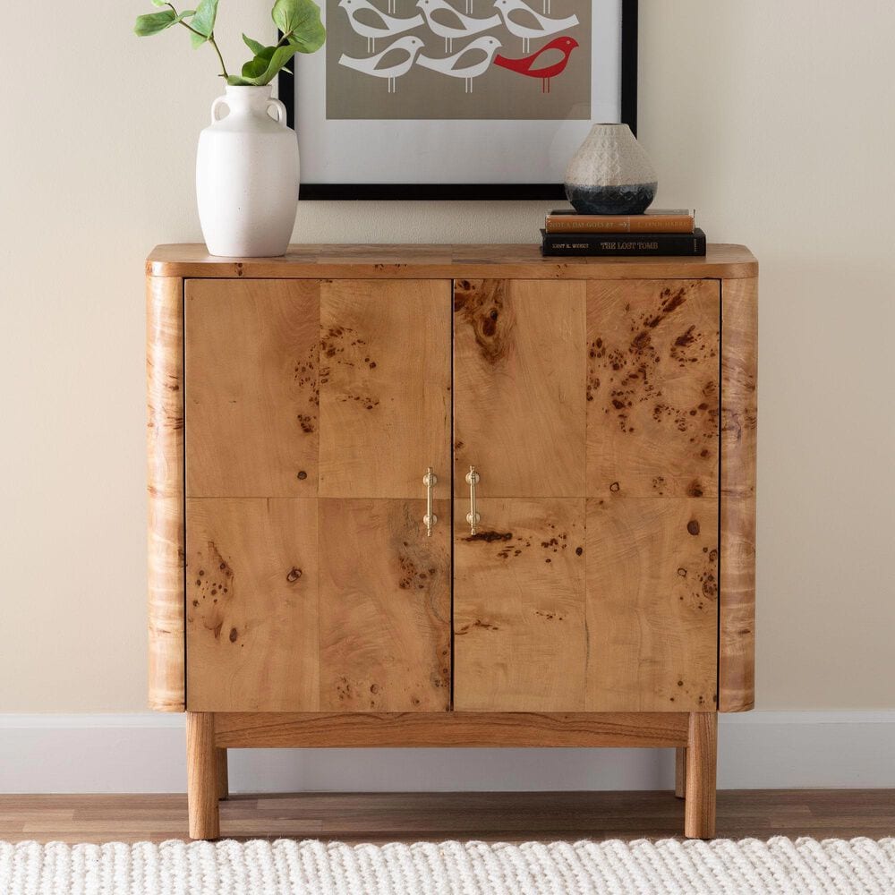Baxton Studio Latika Storage Cabinet in Natural, , large
