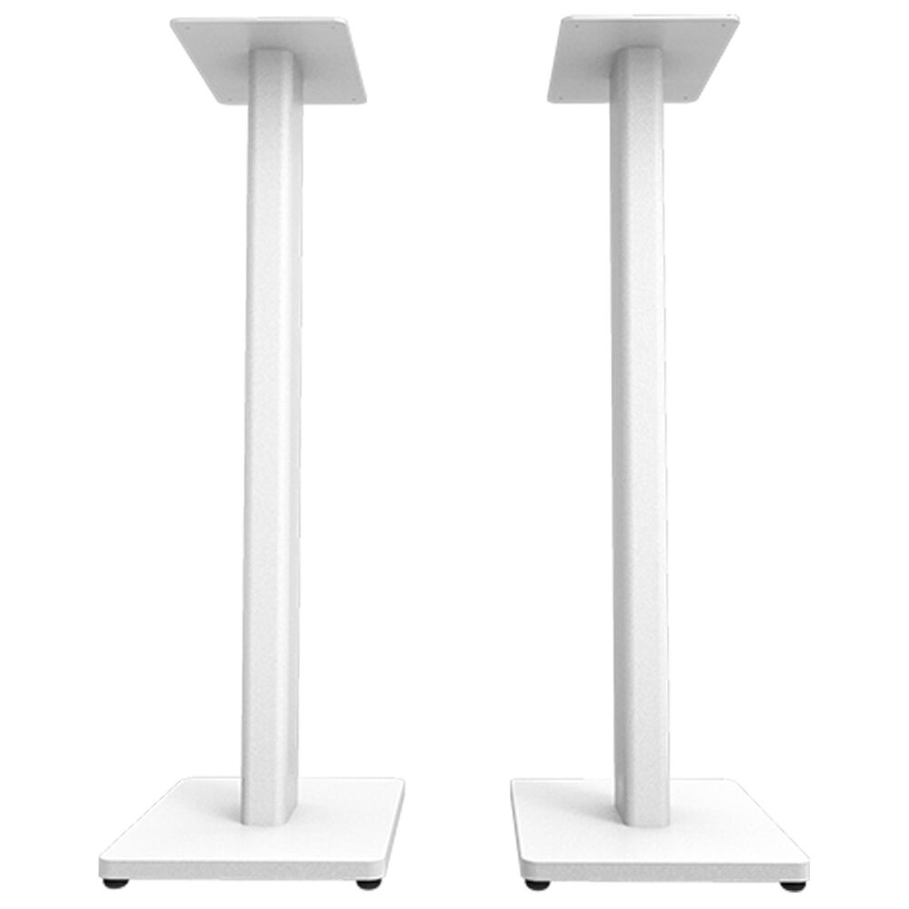Kanto 28" Universal Bookshelf Speaker Floor Stand in Matte White (Set of 2), , large