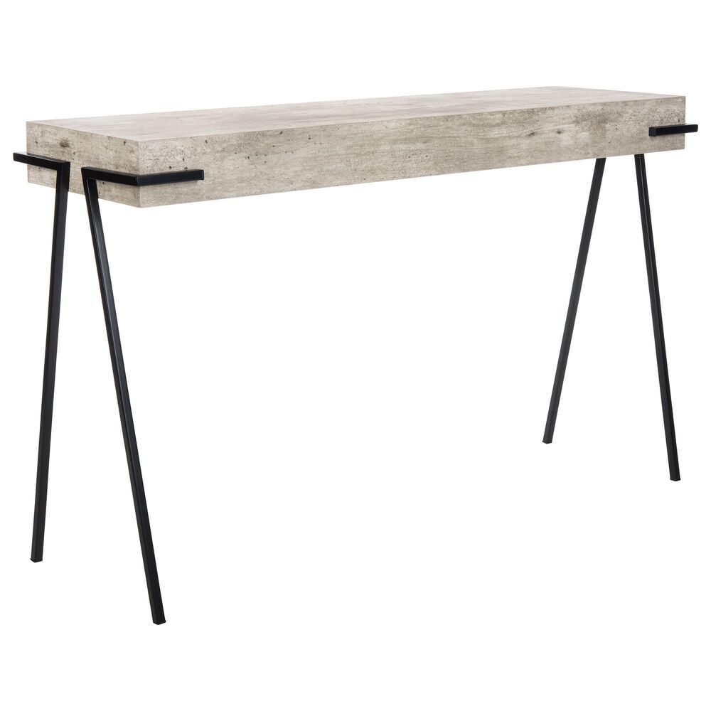 Safavieh Jett Console Table in Light Grey/Black, , large