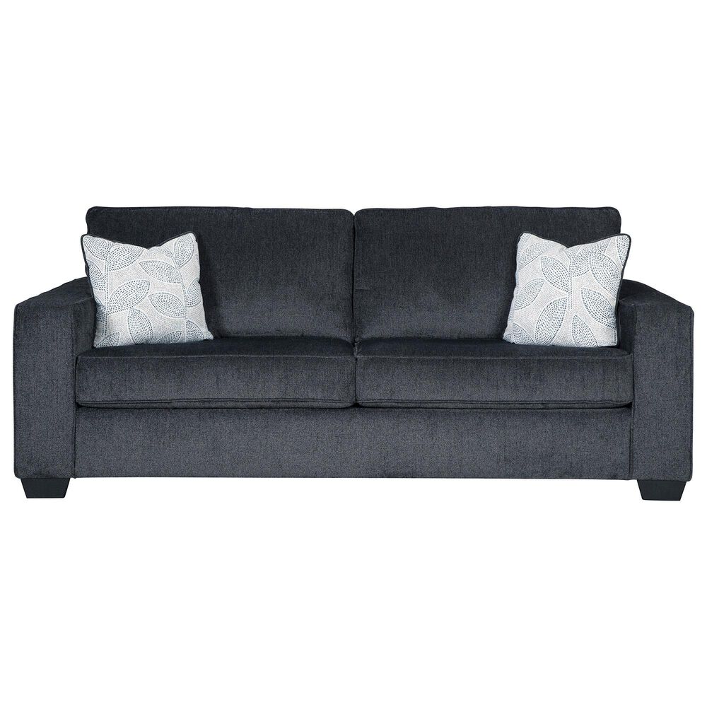Ashley Altari Stationary Sofa and Loveseat Set in Slate, , large
