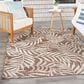 Nourison Garden Oasis Nature Mocha 5" x 7" Indoor/Outdoor Area Rug, , large