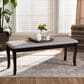 Baxton Studio Cornelie Dining Bench in Dark Brown, , large