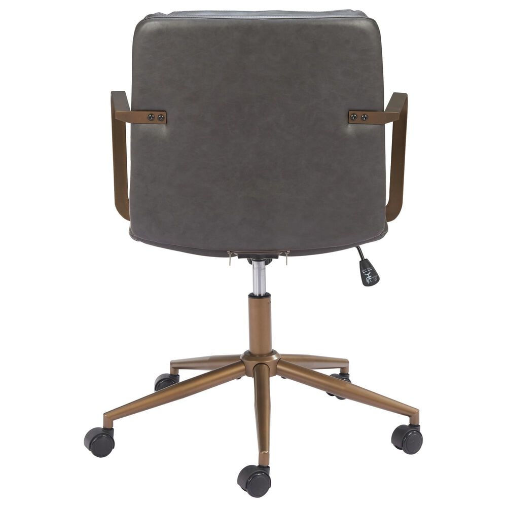 Zuo Modern Birao Office Chair in Bronze, , large