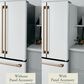 Cafe Counter Depth Side Panel Right in Matte White, , large