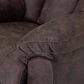 Moore Furniture Connery Manual Swivel Rocker Recliner in Amargo Coffee, , large