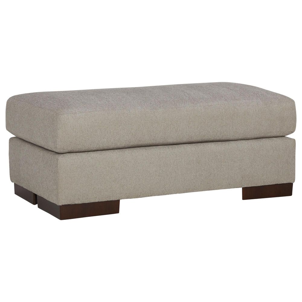 Ashley Maggie Ottoman in Flax, , large